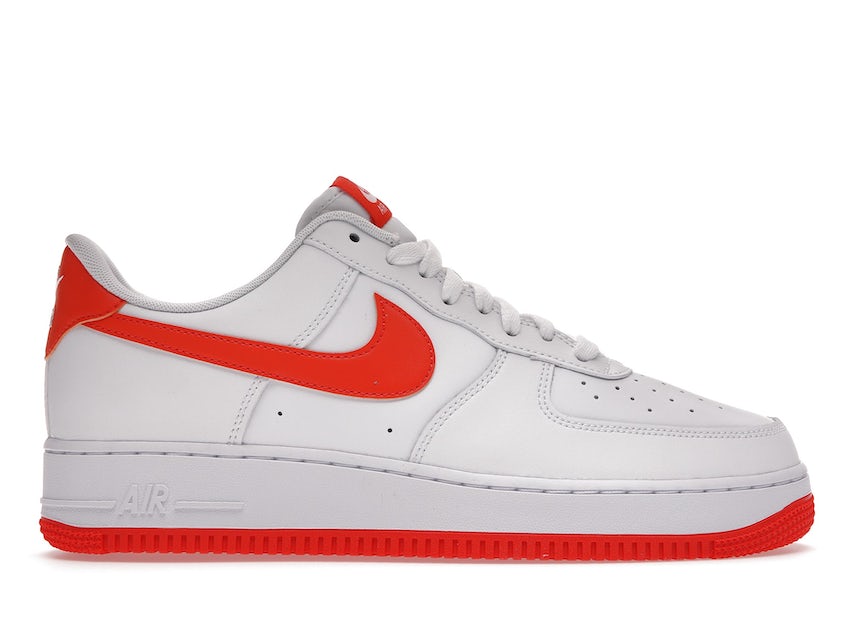 NIKE AIR FORCE 1 LOW FIRST USE, CREAM & ORANGE 2021, DETAILED LOOK