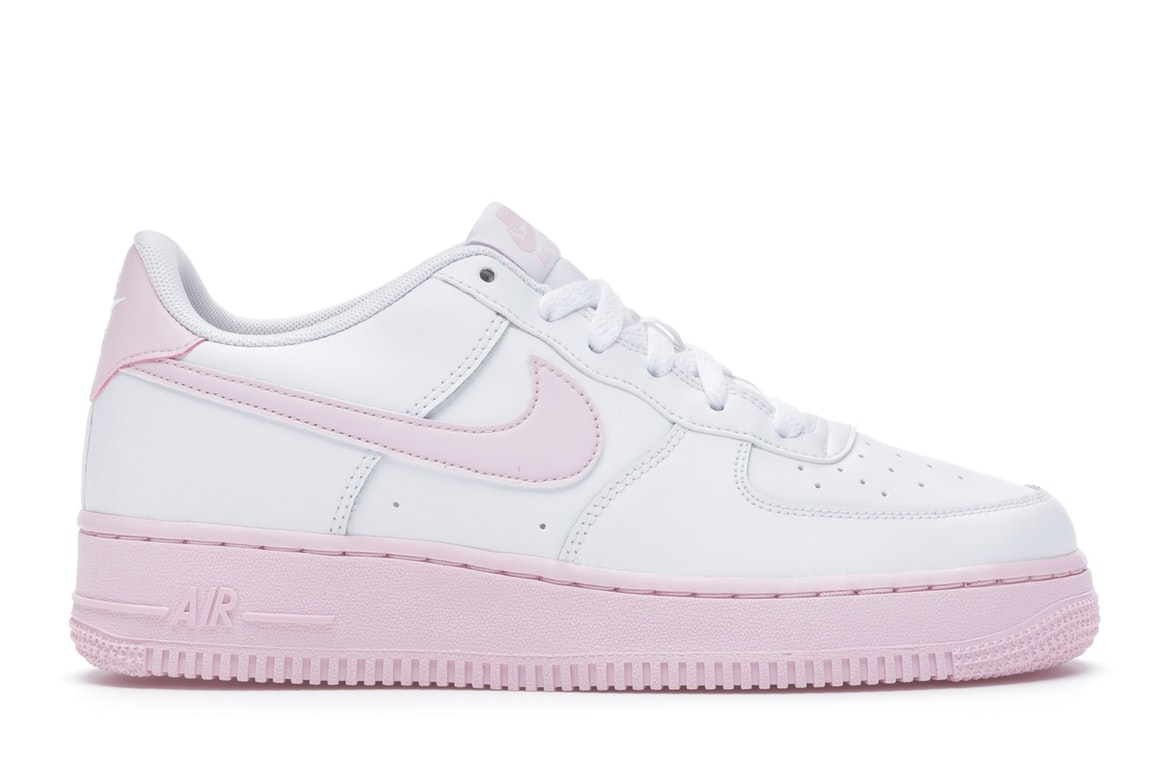 Pink and white nike cheap air force