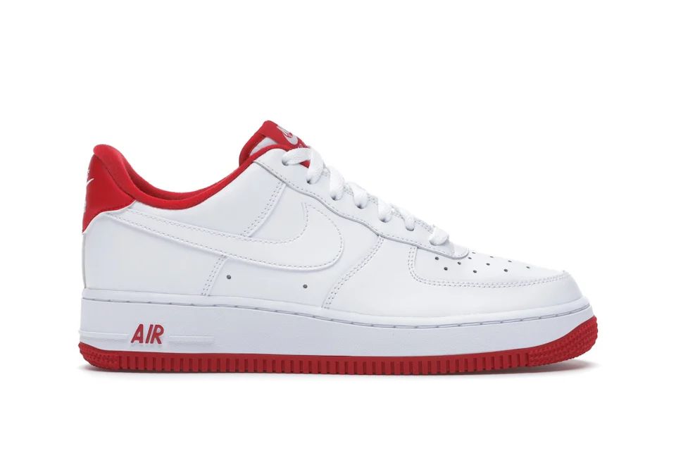 Nike Air Force 1 Low White University Red 0