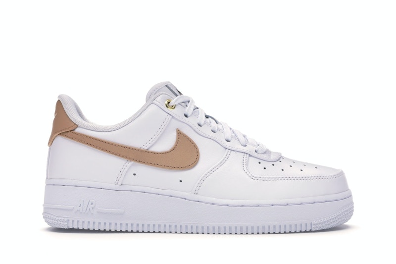 Nike air force 1 white with rose gold sales