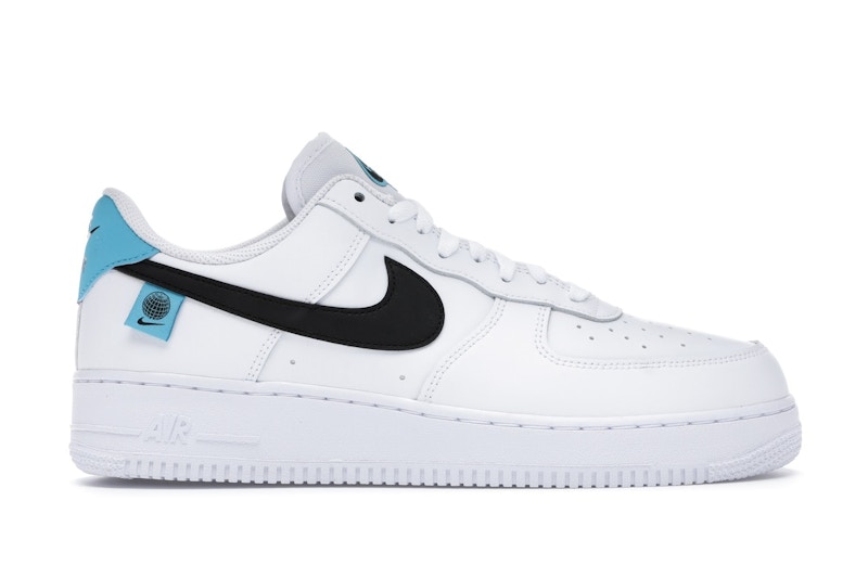 Nike Air Force 1 Low Worldwide White Blue Fury Black Men s