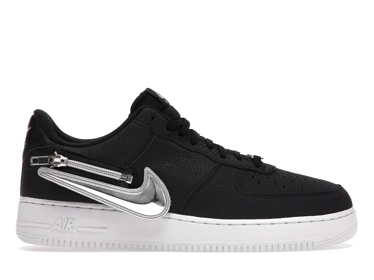 Nike Air Force 1 Low Zip Swoosh Black Men's - CW6558-001 - US