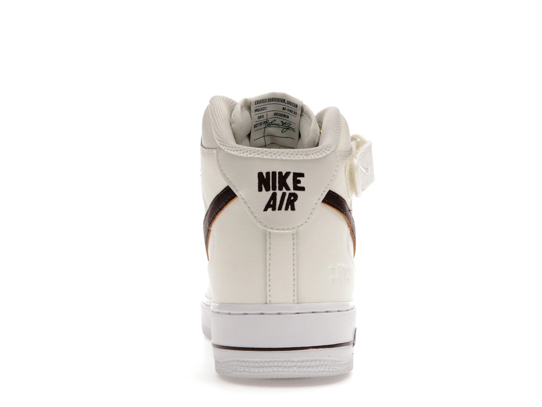 Nike Air Force 1 Mid '07 LV8 40th Anniversary Sail Brown Basalt