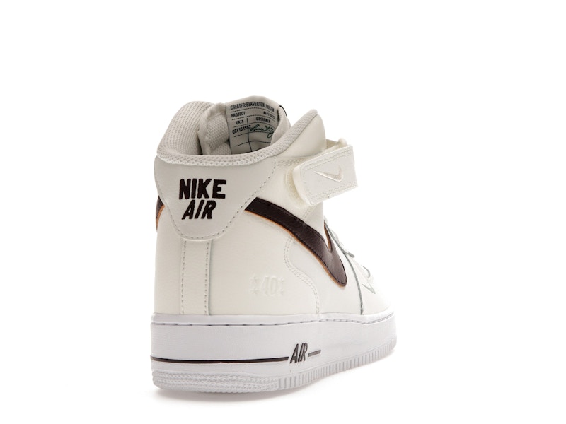 Nike Air Force 1 Mid '07 LV8 40th Anniversary Sail Brown Basalt