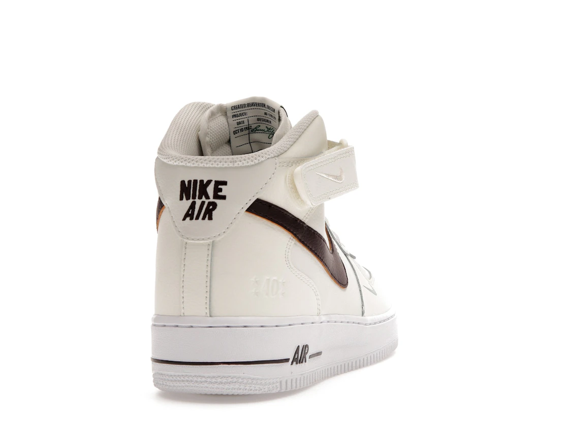 Nike Air Force 1 Mid '07 LV8 40th Anniversary Sail Brown Basalt