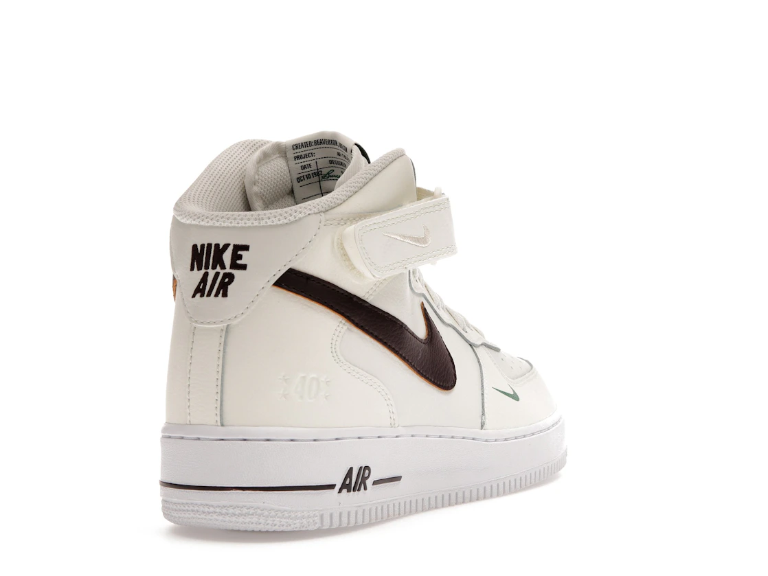 Nike Air Force 1 Mid '07 LV8 40th Anniversary Sail Brown Basalt