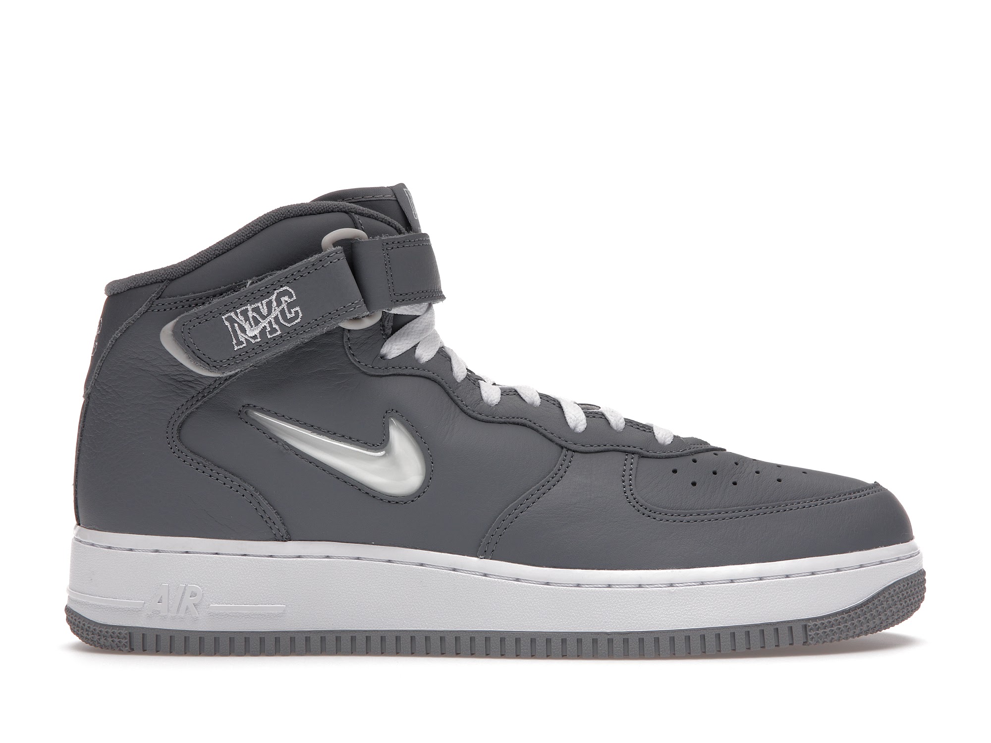 Nike Air Force 1 Mid QS Jewel NYC Cool Grey Men's - DH5622-001 - US