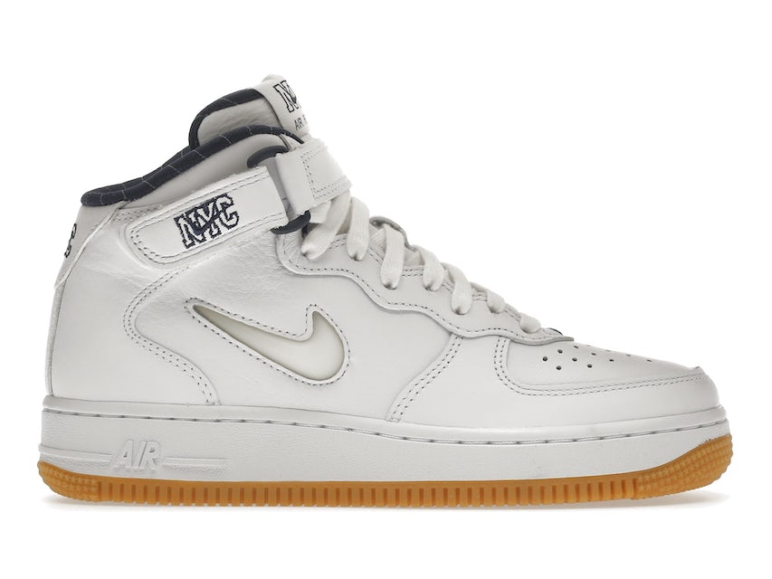 Stolpe Incubus Barnlig Nike Air Force 1 Mid QS Jewel NYC White Midnight Navy Men's - DH5622-100 -  US