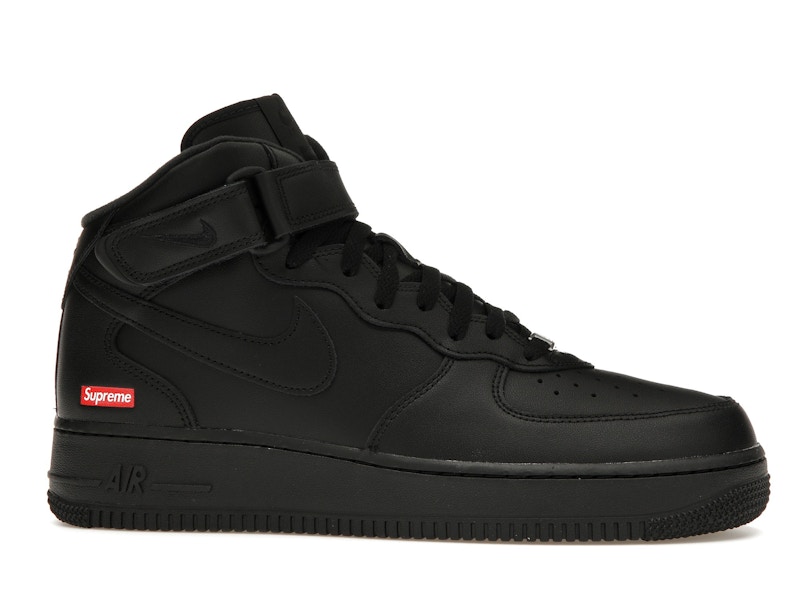 Nike Air Force 1 Mid Supreme Black