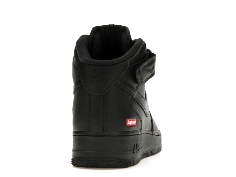 Nike Air Force 1 Mid Supreme Black