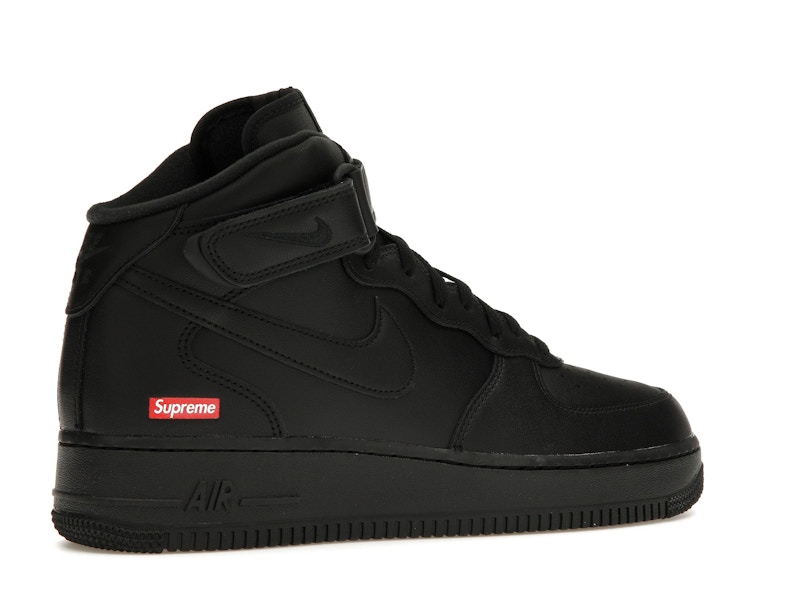 Nike Air Force 1 Mid Supreme Black