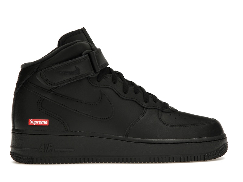 Nike Air Force 1 Mid Supreme Black