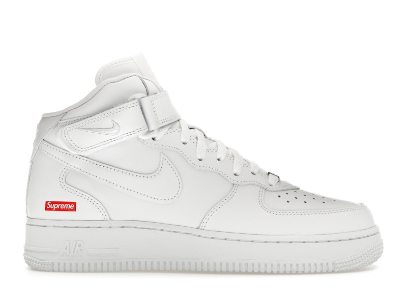 Nike Air Force 1 Mid Supreme White Men's - FZ8784-100 - US