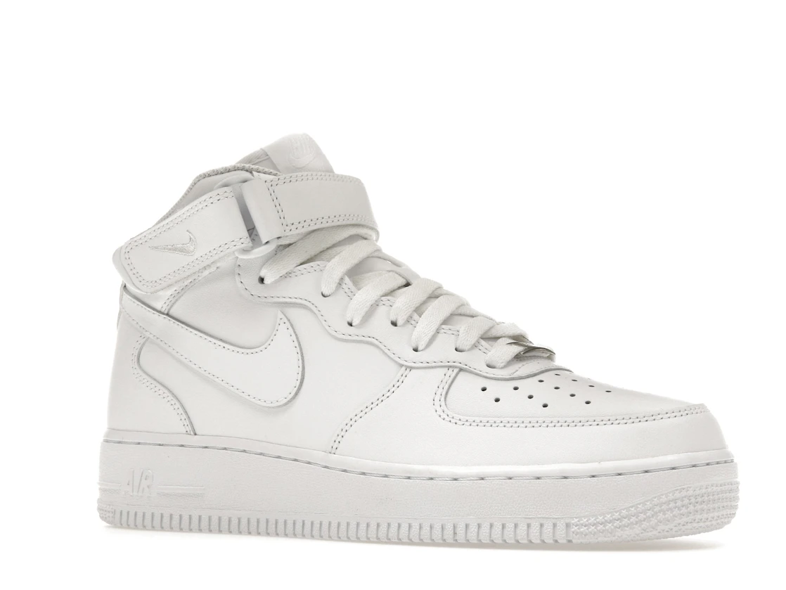 Nike Air Force 1 Mid Triple White (Women's)