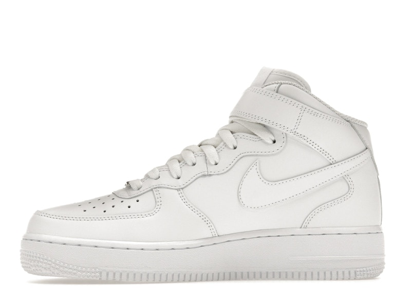 Nike Air Force 1 Mid Triple White (Women's)