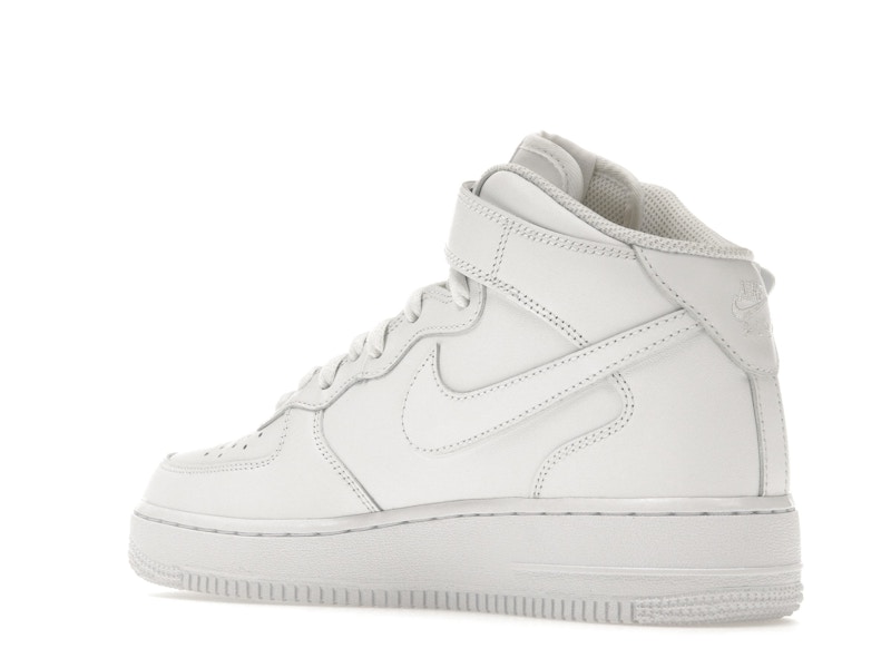 Nike Air Force 1 Mid Triple White (Women's)