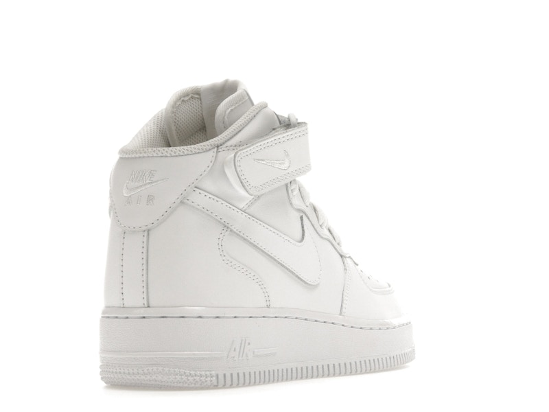 Nike Air Force 1 Mid Triple White (Women's)