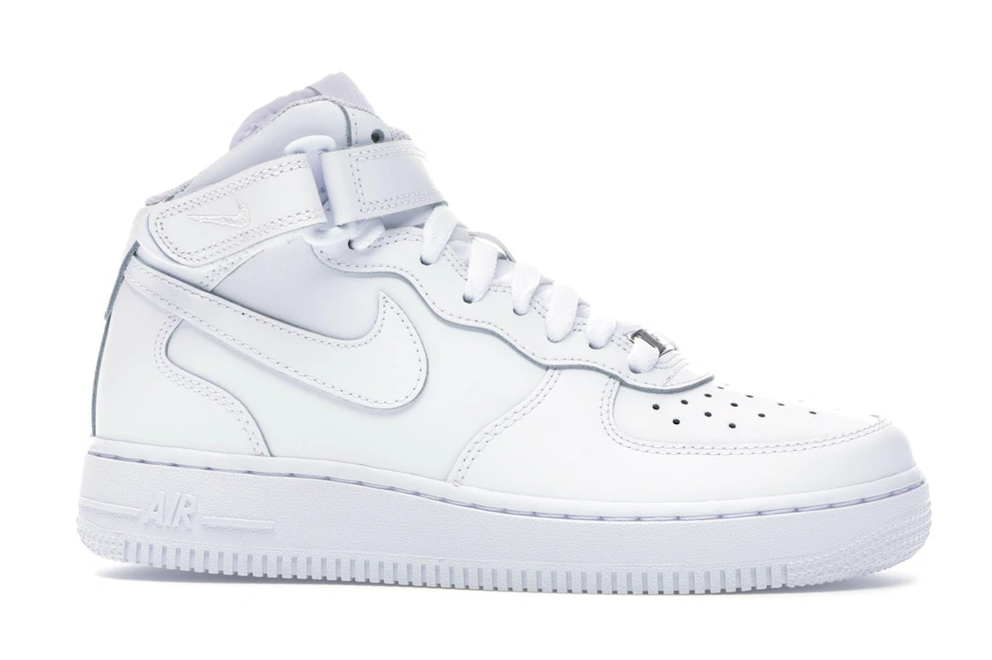 Nike Air Force 1 Mid White (GS)