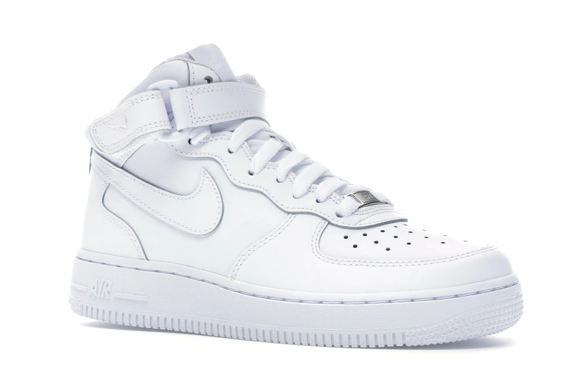 Nike Air Force 1 Mid White (GS)