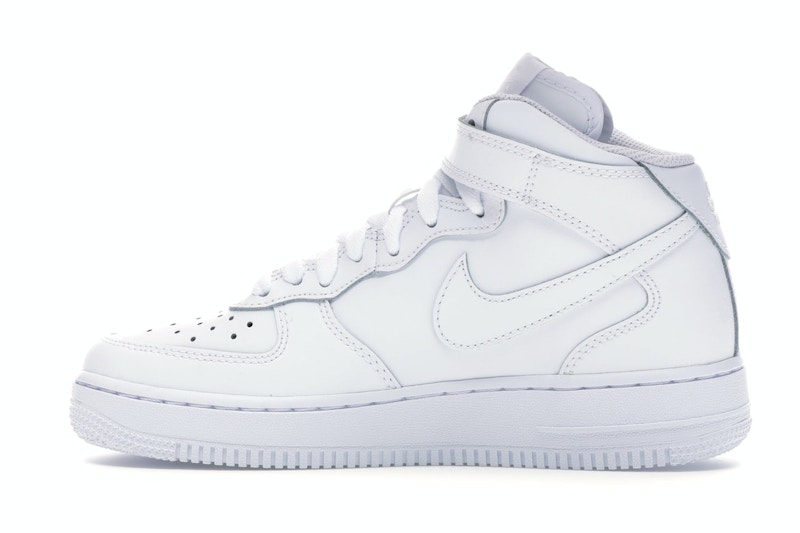 Nike Air Force 1 Mid White (GS)