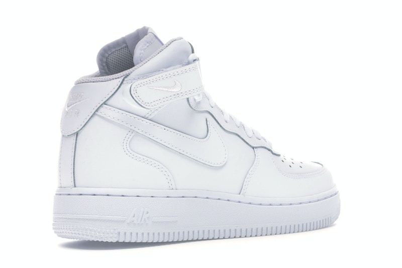 Nike Air Force 1 Mid White (GS)