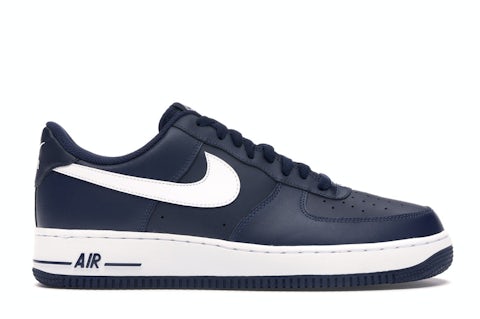 Nike Air Force Midnight Azul marino/Blanco Hombre 488298-436 MX