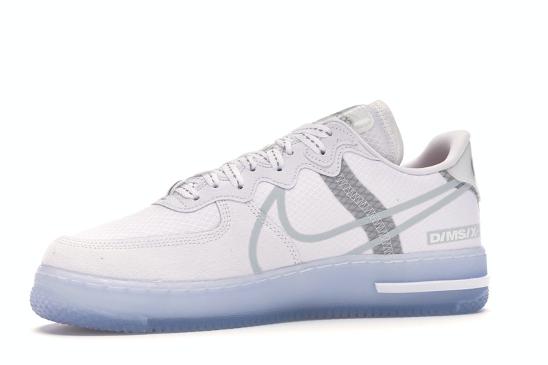 Nike air force 1 react white ice stockx clearance