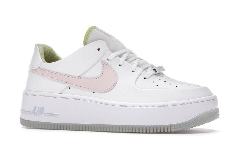 Nike air force 1 sage low one of one white pink quartz