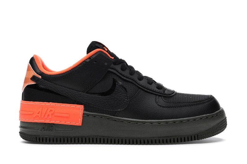Nike Air Force 1 Low Shadow Black Hyper Crimson Cargo Khaki