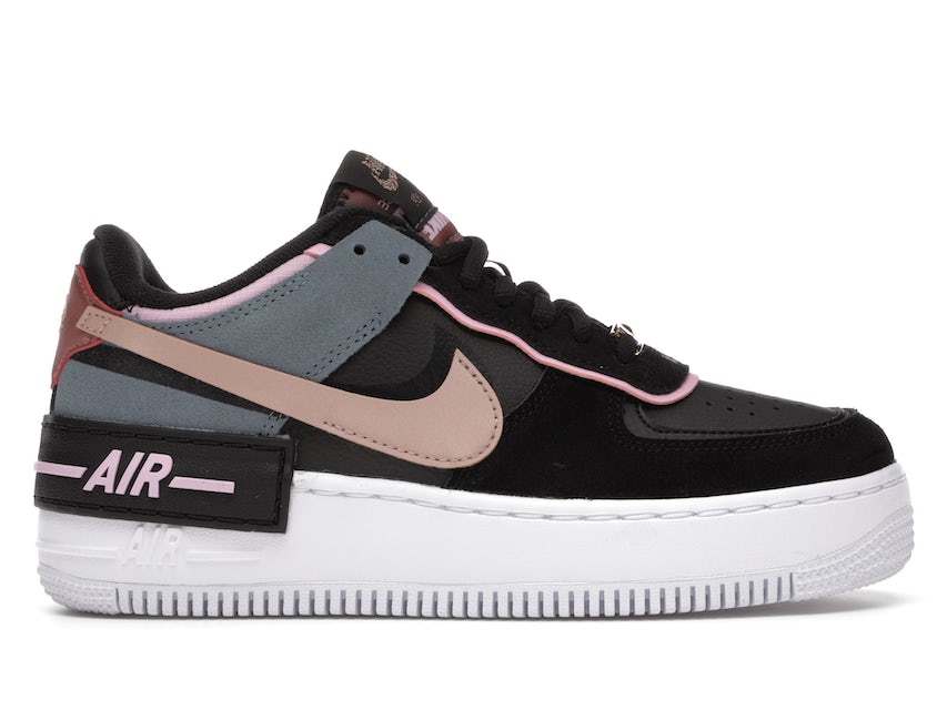 Nike WMNS Air Force 1 07 One Mid White Black Volt Pink Yellow