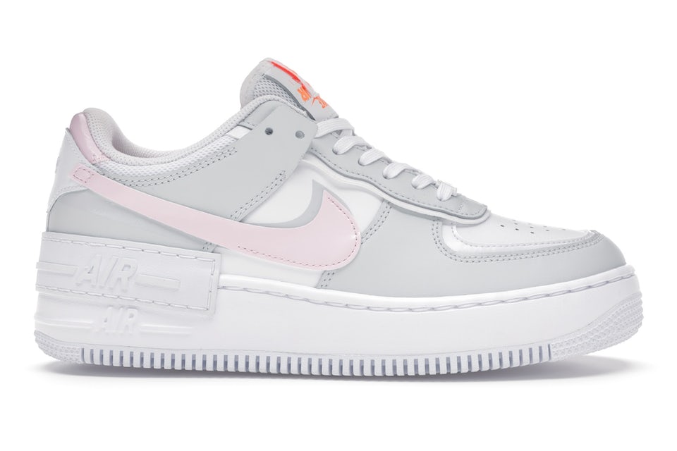 Nike Air Force 1 Low Shadow Black Light Arctic Pink Claystone Red