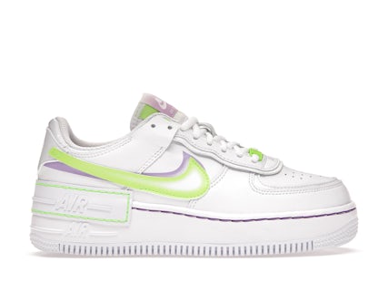 Nike Air Force Low Shadow White Electric Green (Women's