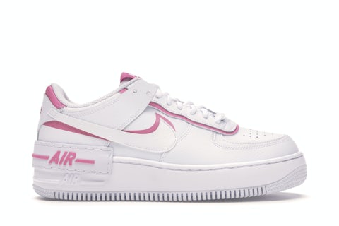 Nike Air Force Low Shadow en blanco y rosa (de mujer) CI0919