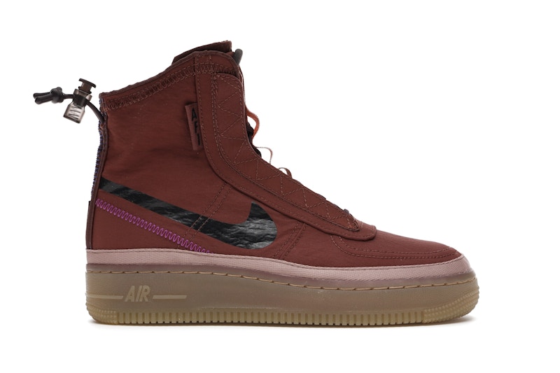 Burgundy air force ones womens top