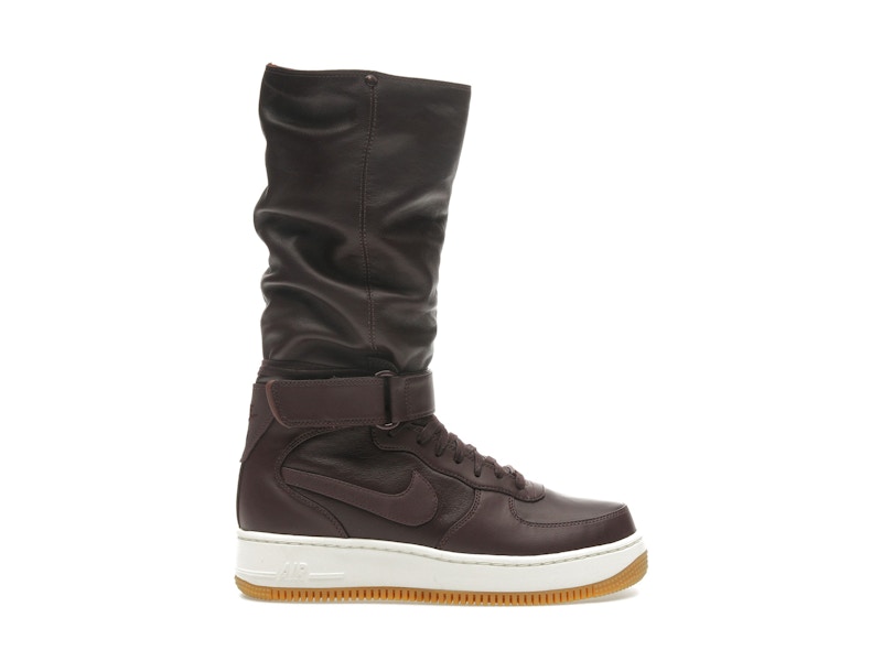 Nike Air Force 1 Upstep Warrior Deep Burgunderrot Dark Cayenne Damen 860522 600 DE