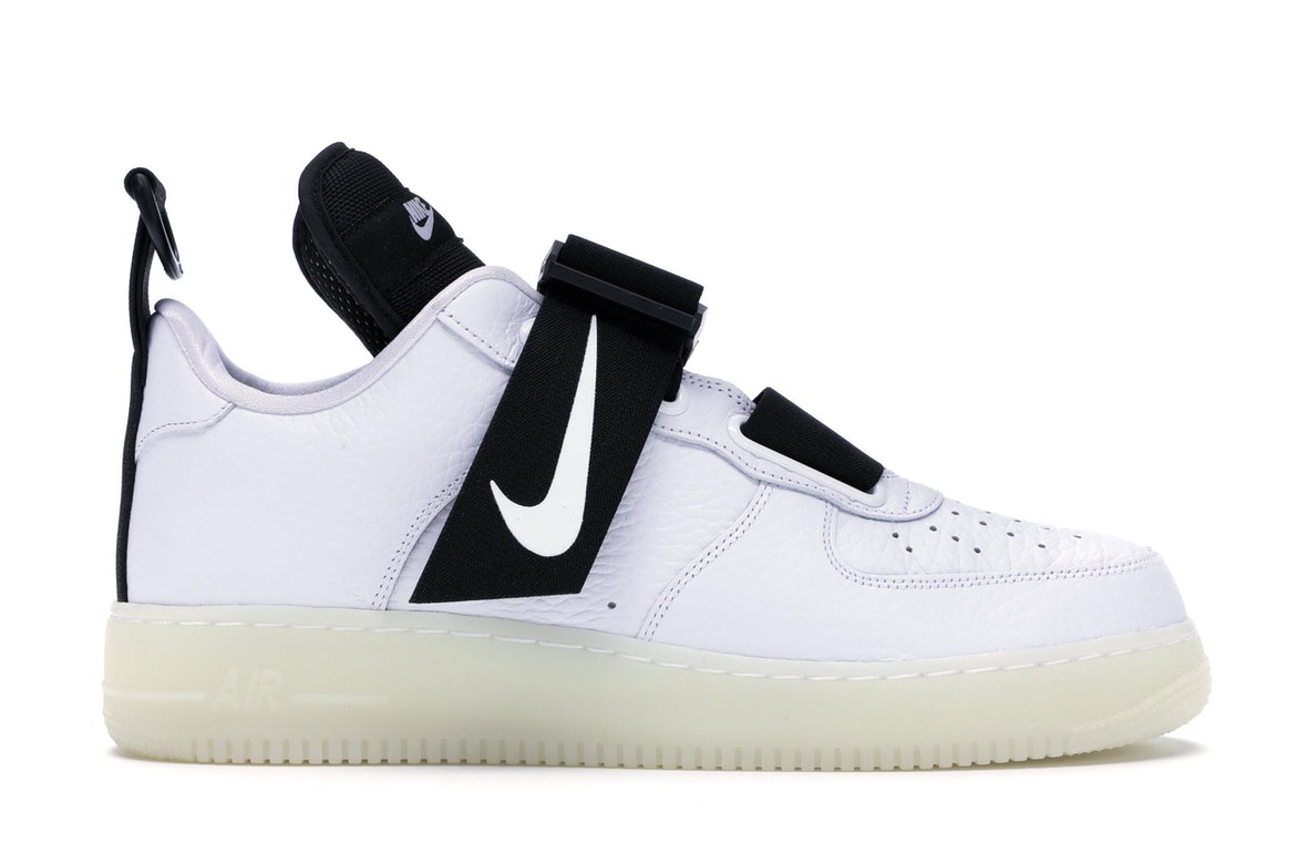 white utility air force ones