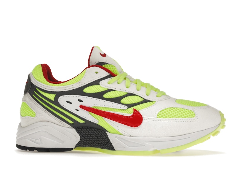 Nike Air Ghost Racer White Atom Red Neon Yellow