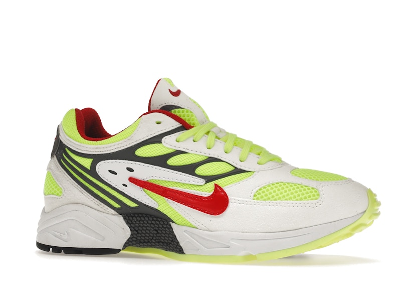 Nike Air Ghost Racer White Atom Red Neon Yellow