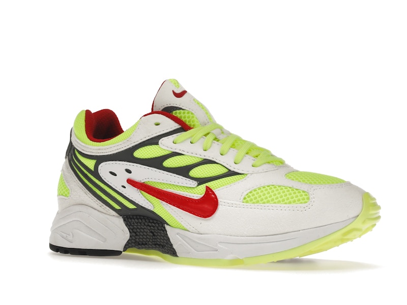 Nike Air Ghost Racer White Atom Red Neon Yellow