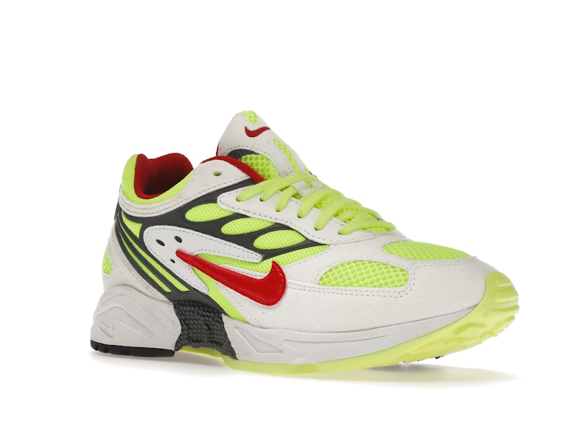 Nike Air Ghost Racer White Atom Red Neon Yellow