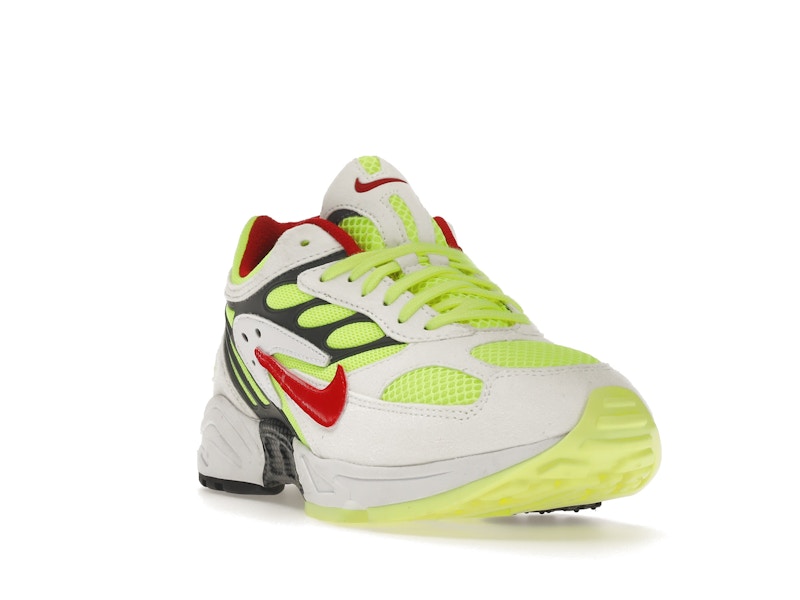 Nike Air Ghost Racer White Atom Red Neon Yellow