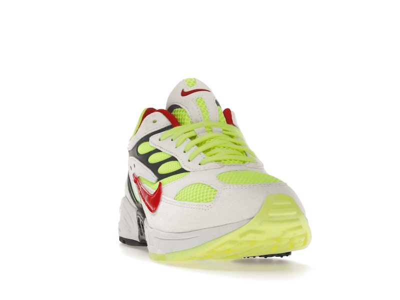 Nike Air Ghost Racer White Atom Red Neon Yellow