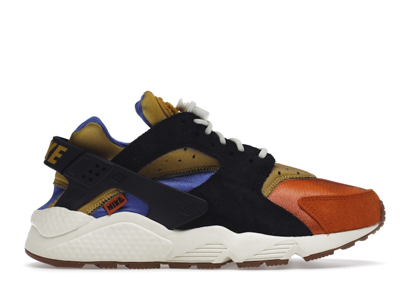 Nike huarache blue discount and orange
