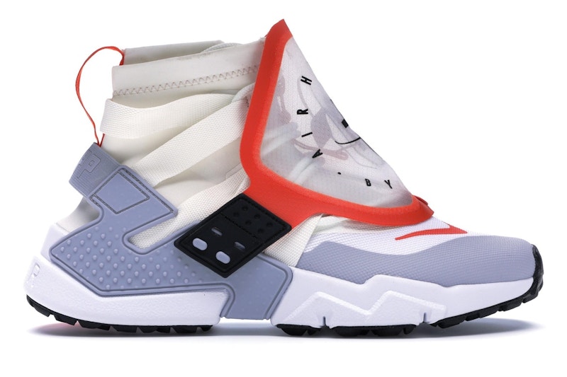 Nike Air Huarache Gripp Sail Team Orange Uomo AT0298 100 IT