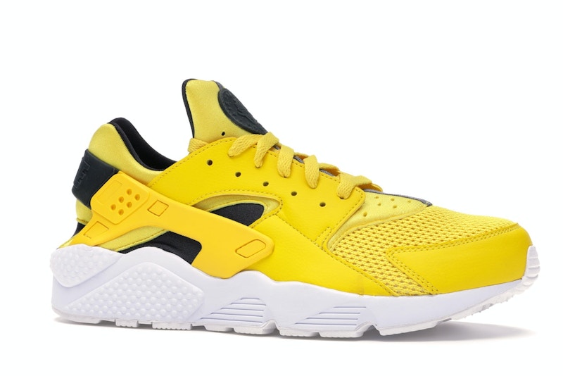 Nike air huarache run mid yellow Clearance
