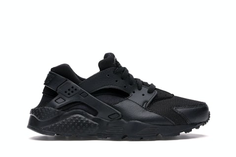 Nike Air Huarache Run Triple Black (2019) (GS) 654275-016 US