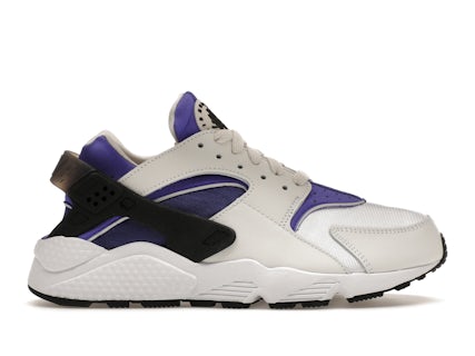 Chaussure Huarache Blanche Bleu Nike Air Huarache LE ''Slate