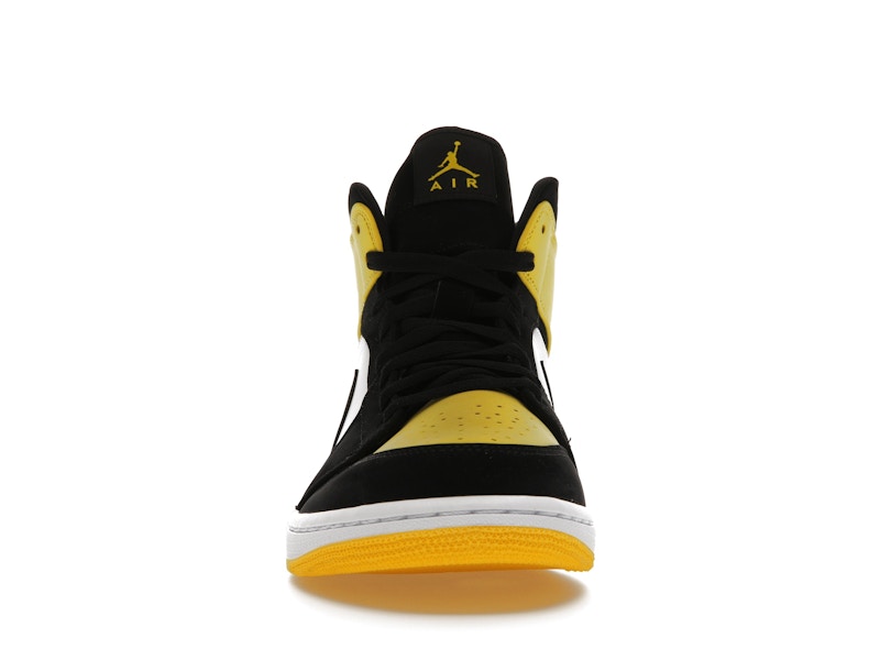Air Jordan 1 Mid Yellow Toe Black - 852542-071 Air Jordan 1 Mid Yellow Toe Black - 852542-071