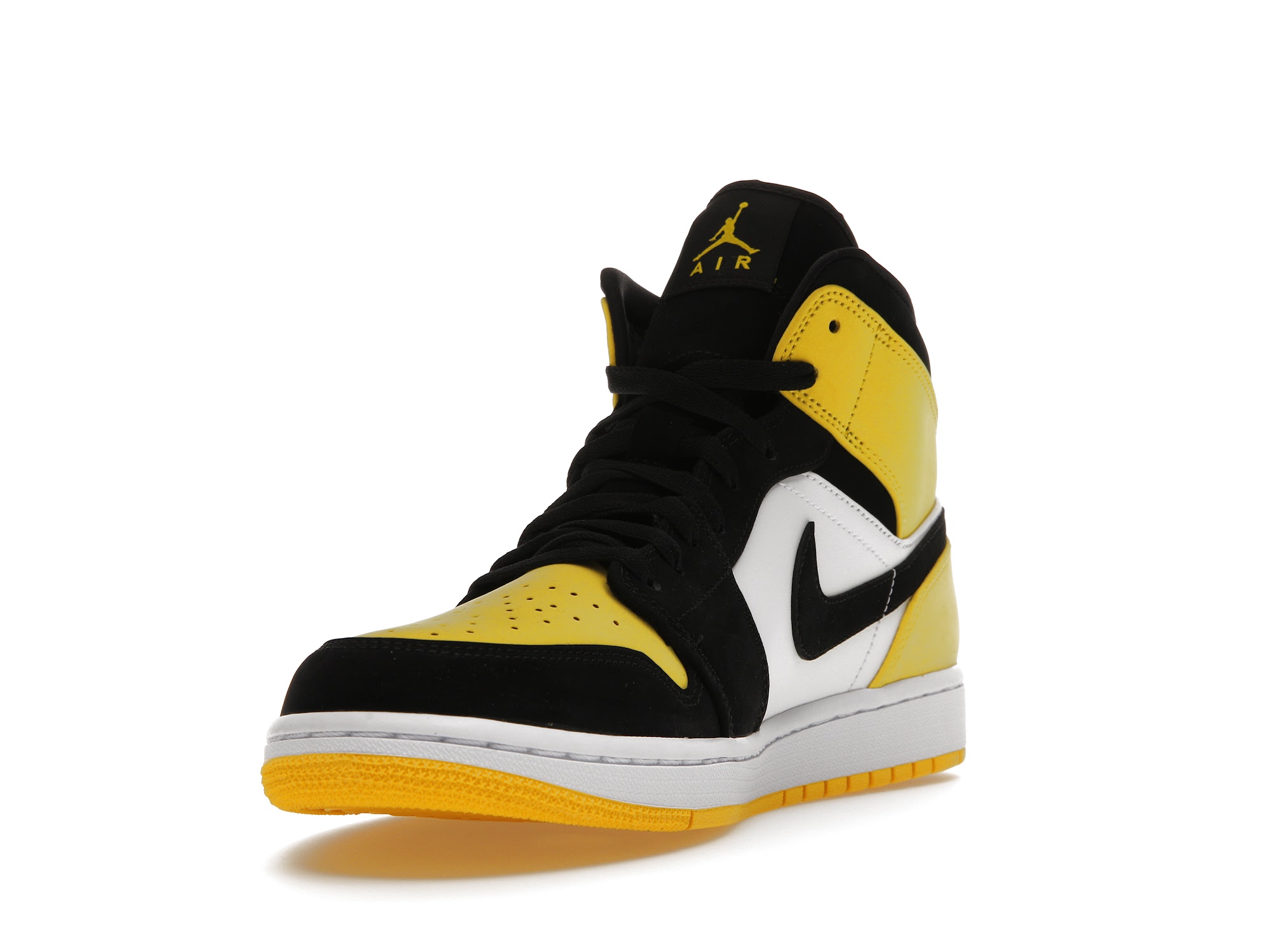 Air Jordan 1 Mid Yellow Toe Black - 852542-071