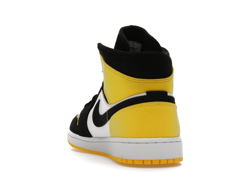 Air Jordan 1 Mid Yellow Toe Black 852542 071